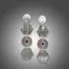 Sterling Silver Earrings with Carnelian