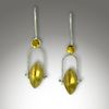 Sterling Silver, & 24kt gold plated Earrings