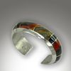Collectable Kentucky Agate Sterling Silver Cuff
