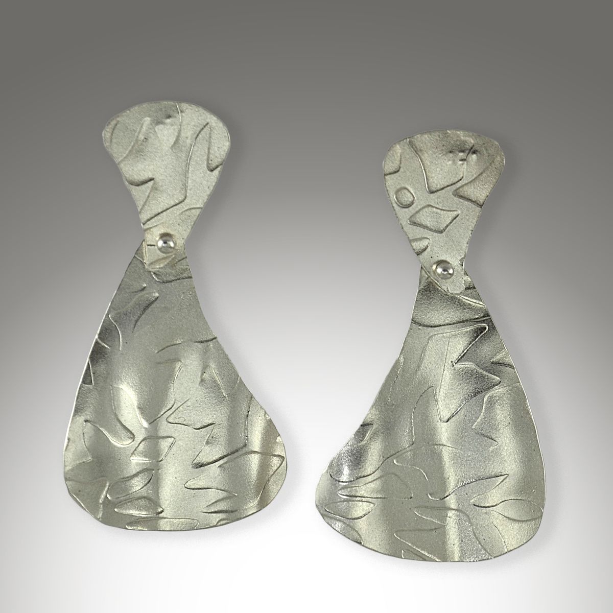Sterling Silver Earrings with Sterling Silver posts
