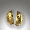 Handcrafted NuGold, (Red Brass) Earrings
