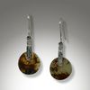 Handcrafted Turkish Agate Sterling Silver Earrings