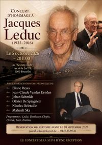 Hommage à Jacques Leduc