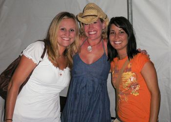 We may be smiling, but it's storming outside!! :)
