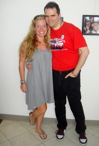At the studio with Ryan from WGLR during the OTA Tour!
