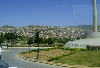 Just one of the many mountains of Turkey...houses for as far as you could see!!
