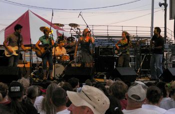 Gettin' in a few songs before the storm!
