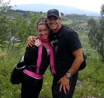 Derek Scholl and me in front of Mt Etna volcano, Italy!

