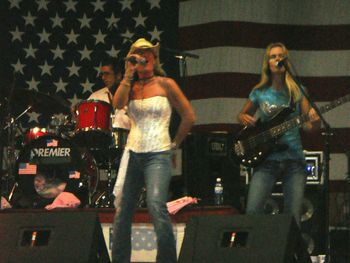 In front of the US Flag in Kosovo!
