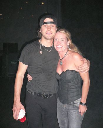 Beautiful Mr. Dierks Bentley after his big show!!!!
