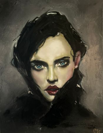 OIL PAINTING STUDY - Artist MALCOLM T.LEIPKE
