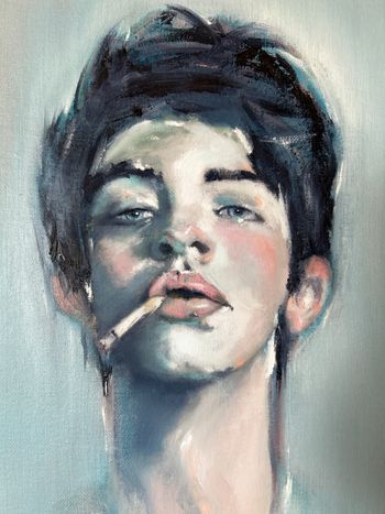 OIL PAINTING STUDY ....REPLICA -Artist MALCOLM T. LIEPKE
