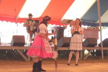 Even Miss Westfest wanted to play the Boombas with us at Westfest 2008.
