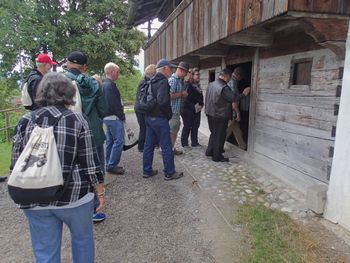 visiting old farmhouses in Glenleiten
