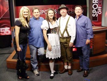 We were one of the house bands for the Sports Off Center show on Houston's channel 55 2008-2009
