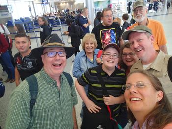 getting silly waiting to board
