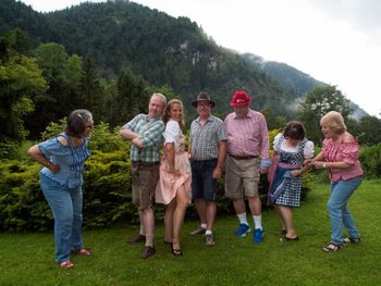 Everyone in their new Bavarian threads

