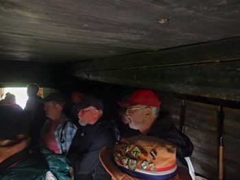 doors and windows were small and ceilings were low to keep in the warmth
