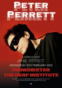 Jamie Perrett supporting Peter Perrett