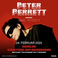 Jamie Perrett supporting Peter Perrett