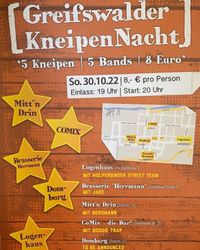 Kneipennacht mit Boogie Trap