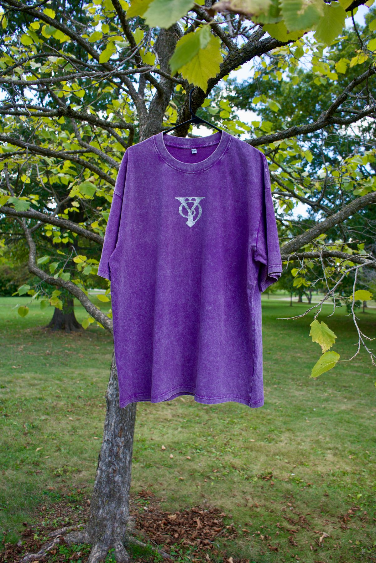 Purple Vintage Wash “Y logo” Tees