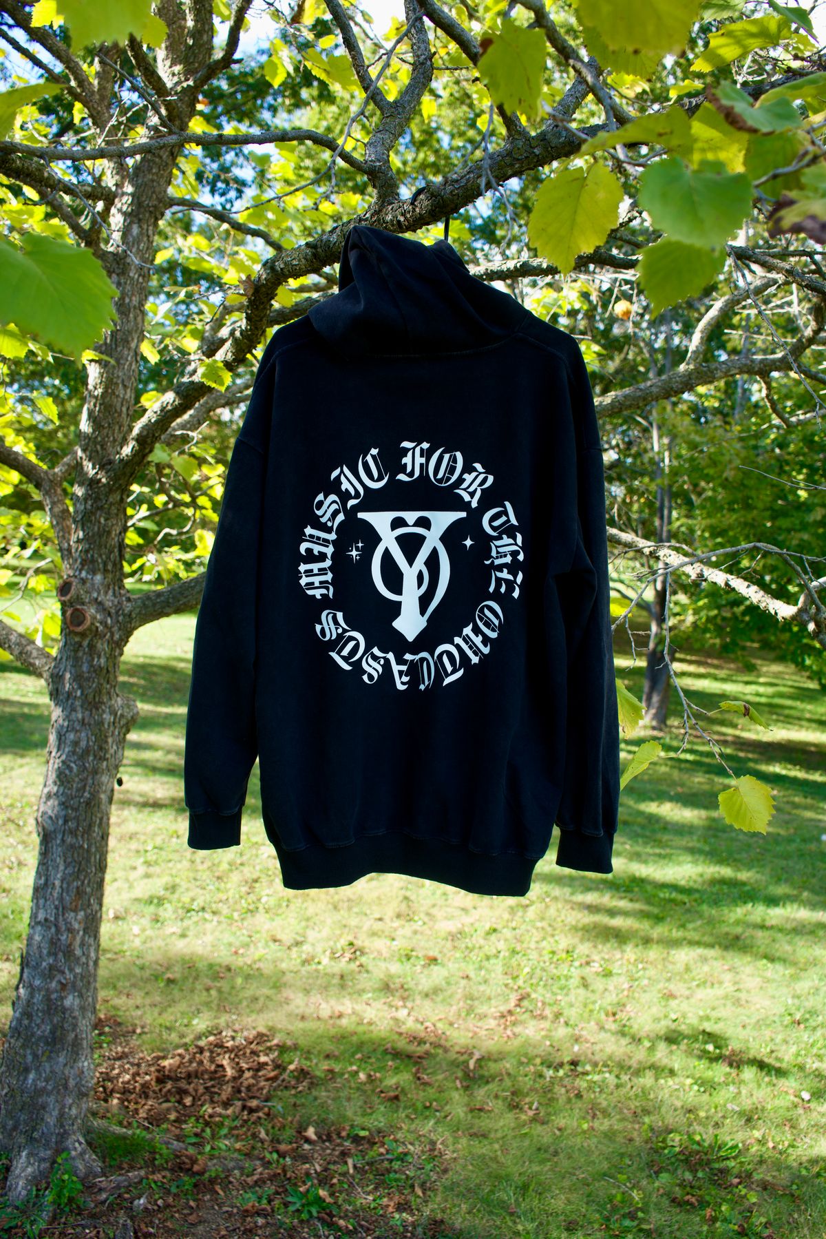 Black Vintage Wash “Outcast” Hoodies
