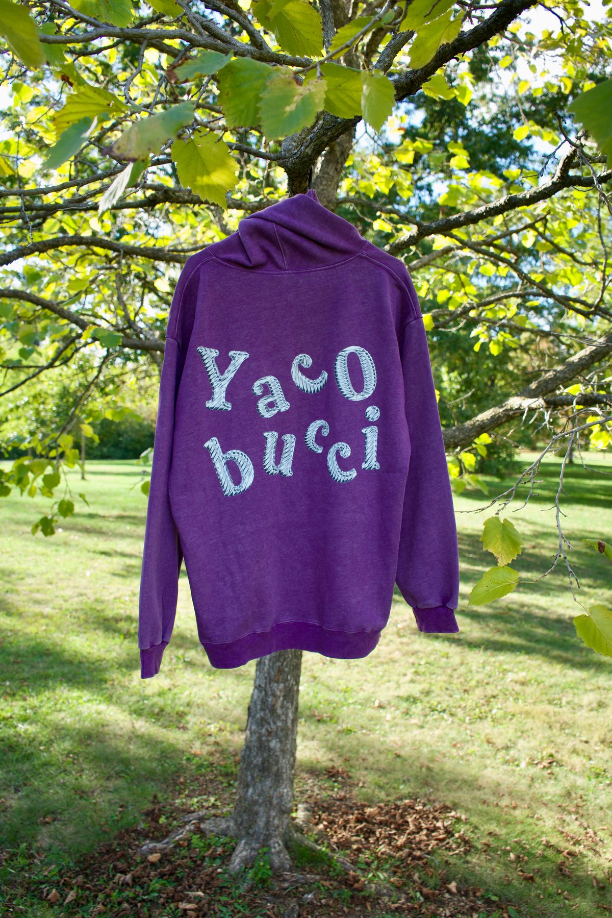 Purple Vintage Wash “Y logo” Hoodies