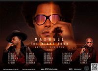 Maxwell The Night Tour Beginning on March 12, 2022 - 