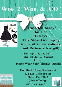 Breakfast at Tiffany's Live Taping with Prophetess Sandy