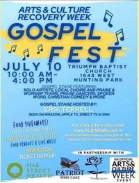 Arts & Culture Recovery Week Gospel Fest