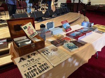 Merch table
