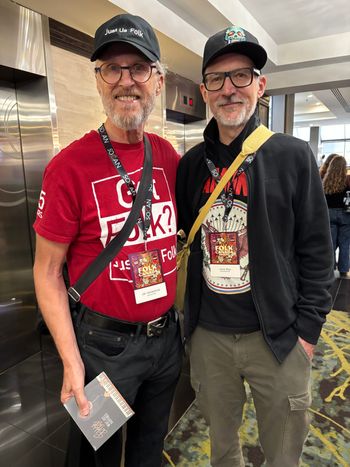 Jan with Jamie Shea
