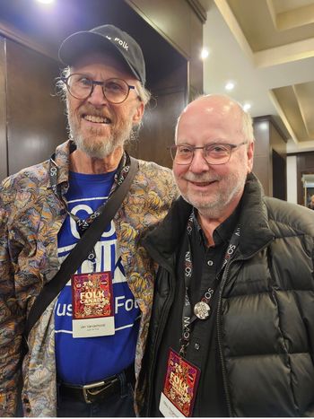 Jan with Mike Regenstreif
