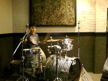 Isaac working on groove Hollywood Studio

