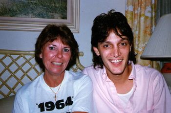 Louise Harrison and I hung out a lot when I lived in Florida
