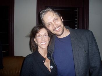 With Dean Martin's daughter Deana
