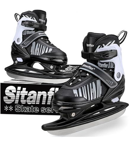 Lake Placid Summit Adjustable Youth Hockey Ice Skates