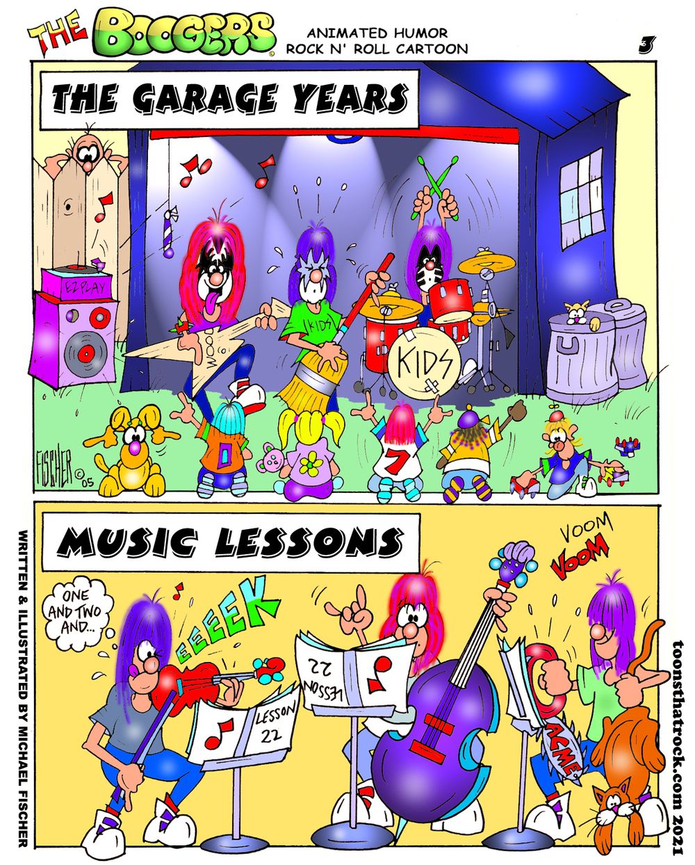 The Boogers Rock n Roll Cartoon