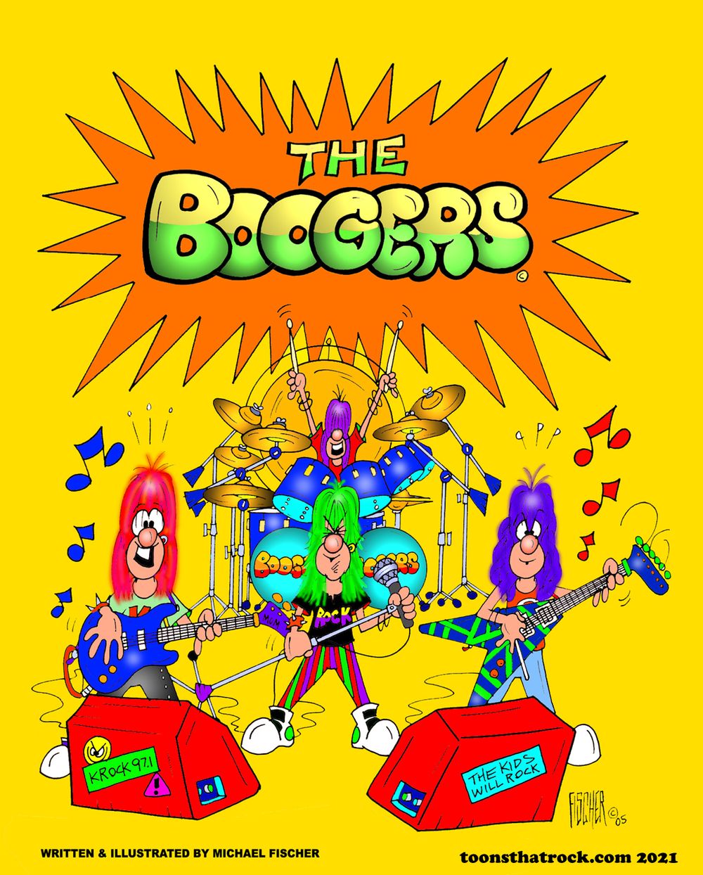 The Boogers Rock n Roll Cartoon