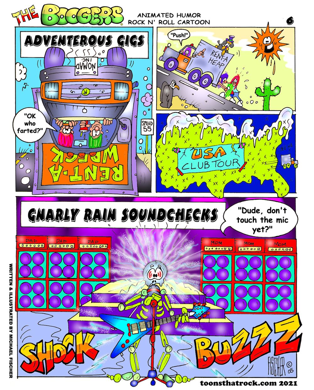 The Boogers Rock n Roll Cartoon