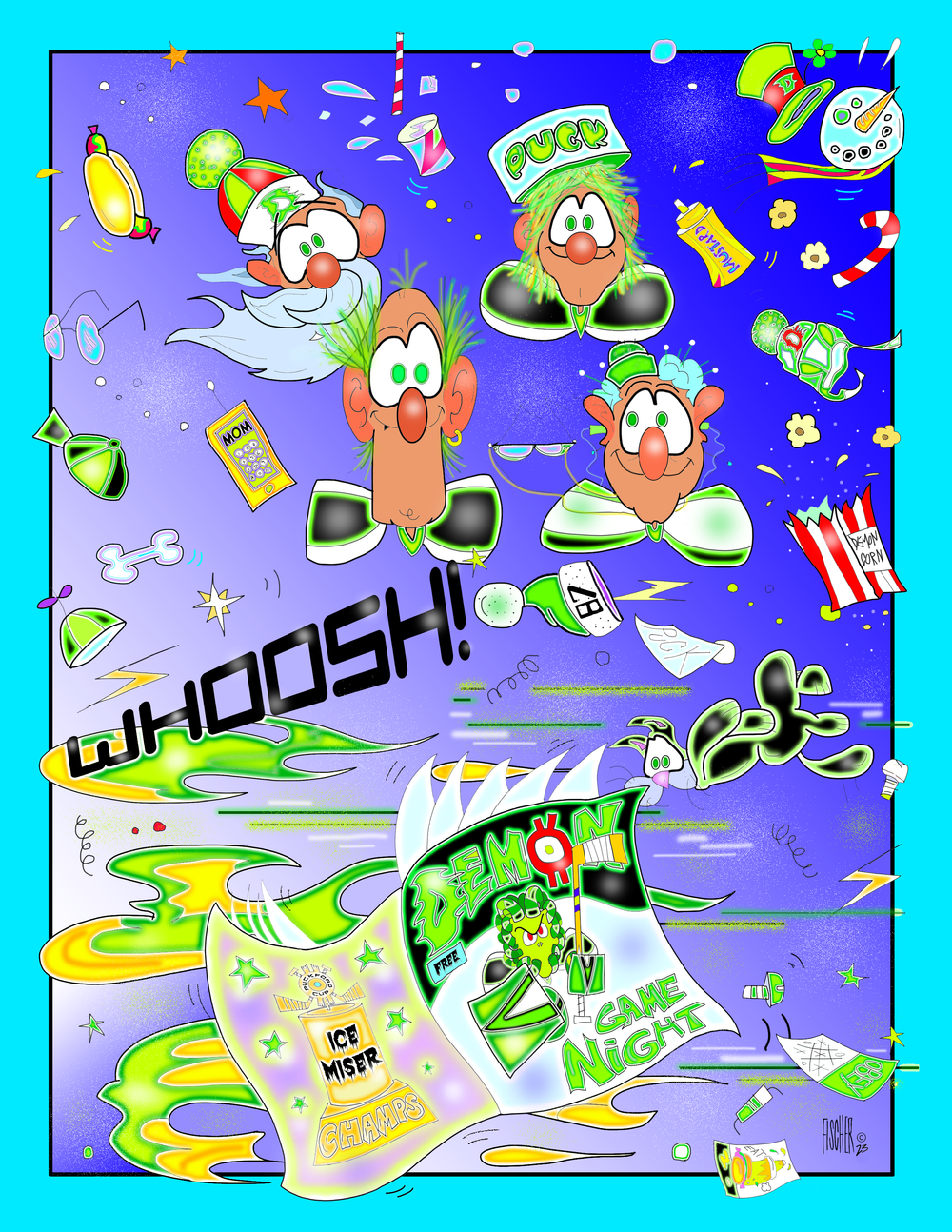 The Puckford 7 Ice Hockey Adventure Book