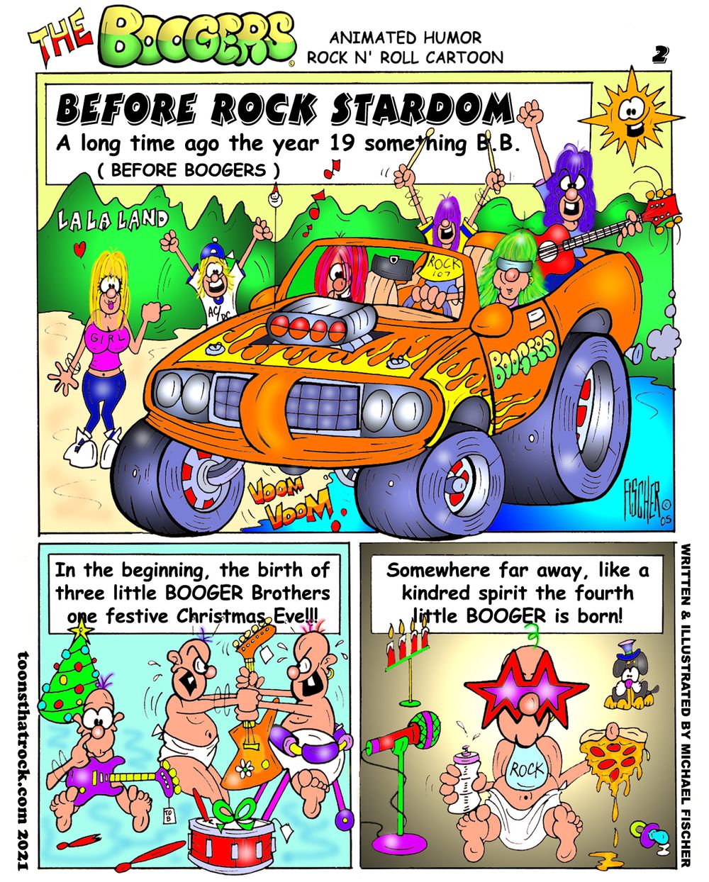 The Boogers Rock n Roll Cartoon
