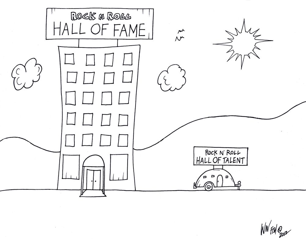 Rock n Roll Hall of Fame Comic