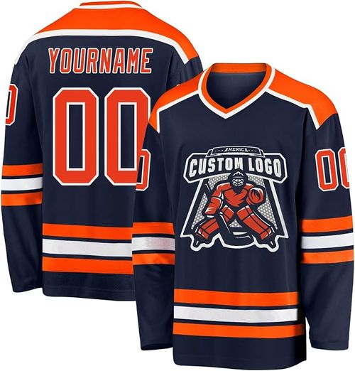 Order Custom Hockey Jerseys for Adult or Kids League, Name, Number and Custom Logo
