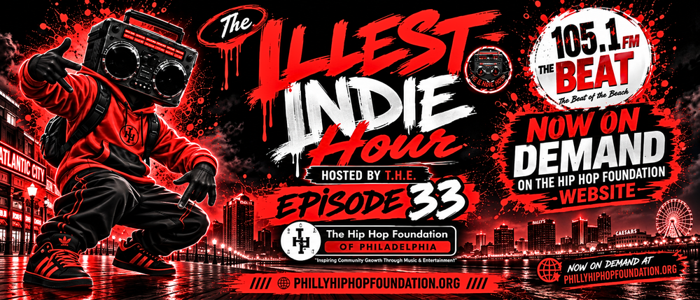 The Illest Indie Hour The Illest Indie Hour 105.1 FM independent Hip Hop radio show Atlantic City Hip Hop radio South Jersey Hip Hop radio Philadelphia independent music radio Hip Hop radio