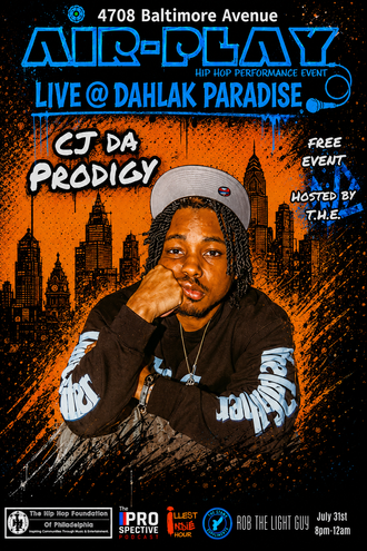 CJ Da Prodigy performing at AirPlay Concert Philadelphia