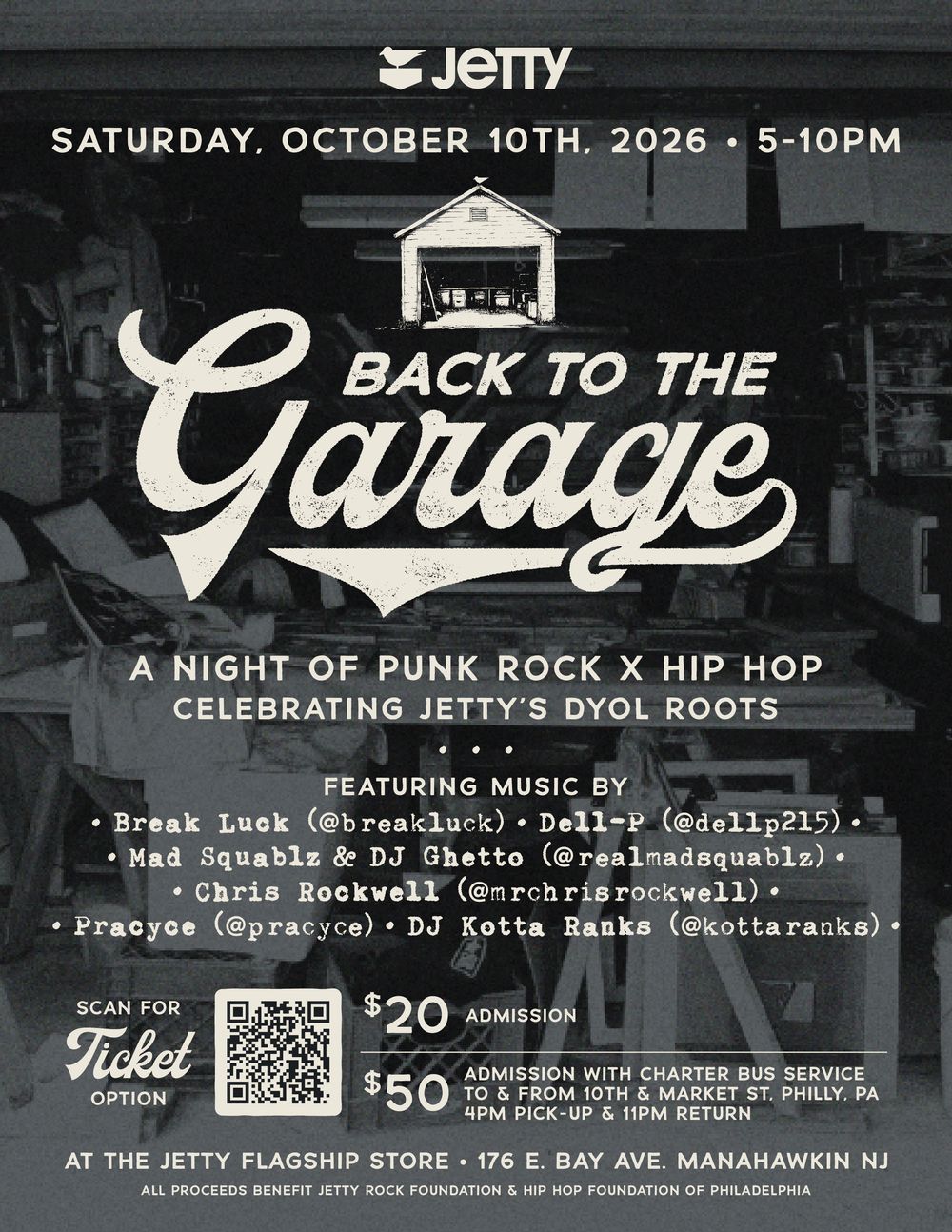 Back To The Garage October 10th 2026 | The Hip Hop Foundation