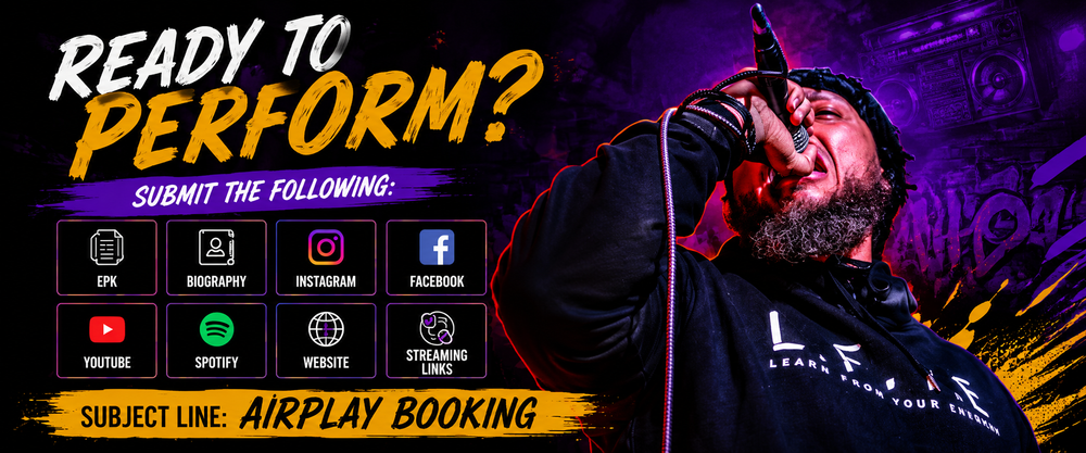 Hip Hop performance opportunities Philadelphia, rapper performance opportunities Philly, places to perform in Philly, live performance opportunities for rappers independent artist booking