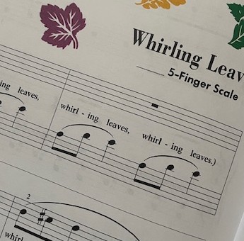 whirling leaves